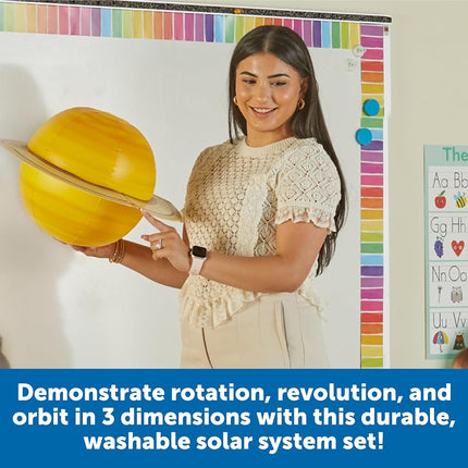 Learning Resources Inflatable Solar System Set, Ages 5–10, Giant Space Display, Teaches Planet Order & Orbit