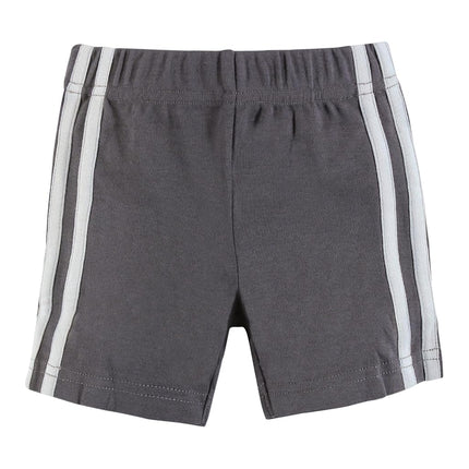 Pantalones cortos de bebé unisex Hudson Baby, paquete de 4, borgoña y azul marino, de 6 a 9 meses