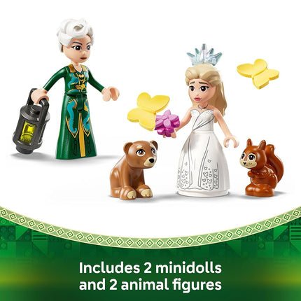 LEGO Wicked Glinda's Wedding Day - Building Toy with 2 Mini Dolls & 2 Posable Butterfly Figures plus Accessories - Gift for 8+ Year Old Girls & Movie Fans - 75688