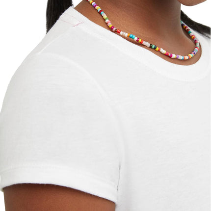 Hanes Girls Essential Tee 2-Pack, M, White