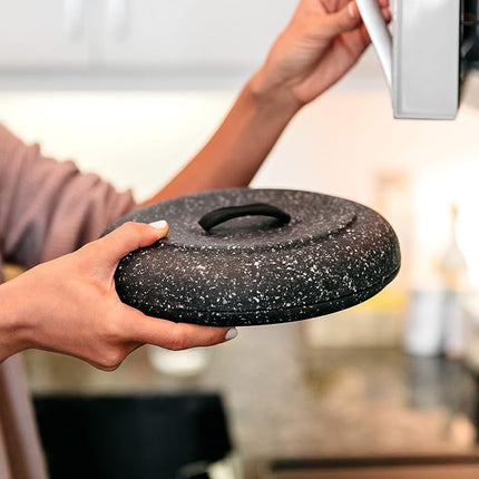 Dexas Microwavable Tortilla Warmer, Granite Pattern