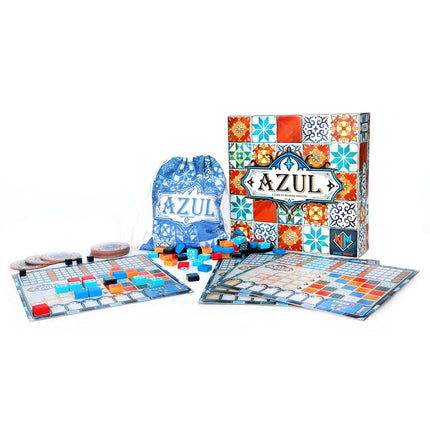 Asmodee | Azul |The Beautifully Tactile Tile-Laying Board Game | A Modern Favourite Ideal for Games Nights | Simple to Learn, Deep Strategy & Endless Replayability | 2–4 Players, Ages 8+, 30+ Minutes