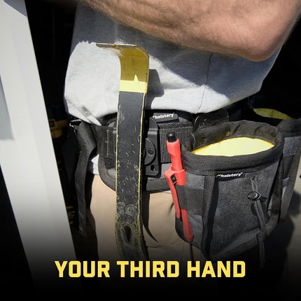 Holstery MagMaster | Magnetic Tool Holder - Strong Clip-On Belt Magnet Holster for Screws, Hammer, Sockets, Pliers, Drill Bit, Wrench, or Any Magnetic Tools and Hardware