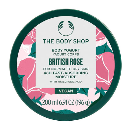 The Body Shop British Rose Body Yogurt, 48hr Moist