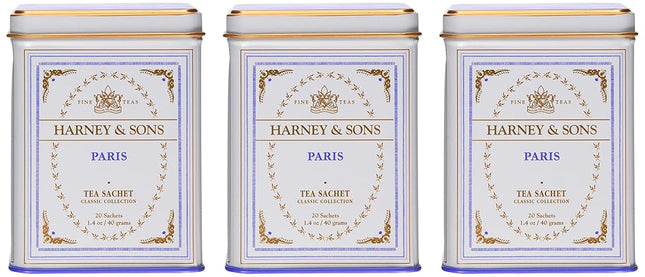 Harney and Sons Classic Tea Sachet in Tin, Paris, 