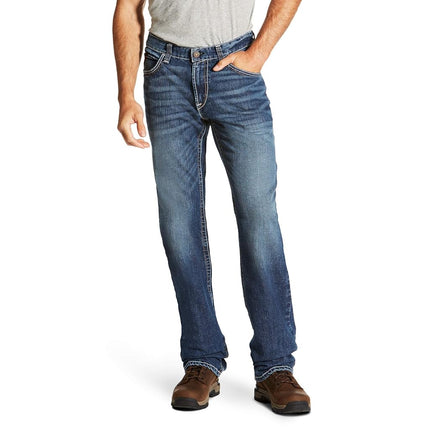 Ariat - Mens Fr M4 Relaxed Boot Work Jeans, 40W x 32L, Alloy