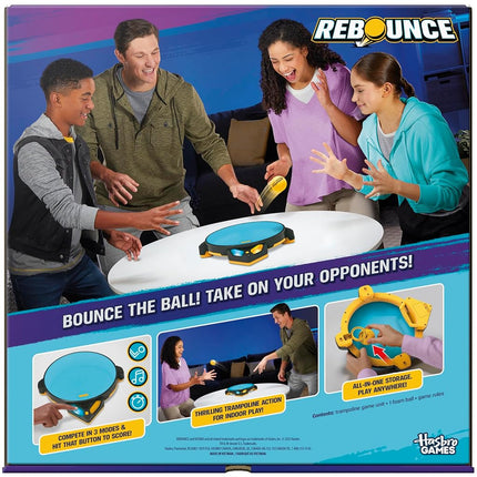 Rebounce Game | Indoor and Outdoor Electronic Action Game for Kids, Teens, and Adults | Ages 8+ | 2 to 6 Players | 10 Mins. | Family Travel Games