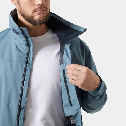 Helly Hansen Men's Crew Jacket 2.0, Washed Navy, L