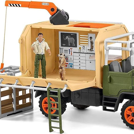 Schleich Wild Life - 45Pc Animal Rescue Large Truck - Kids Ages 3+ | 42475