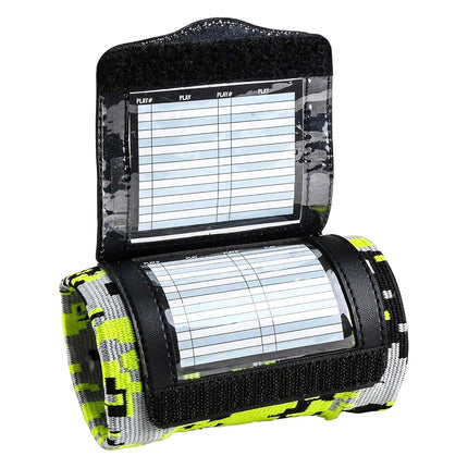 CHAMPRO Triple Wristband Playbook, Adult, Camo Opt