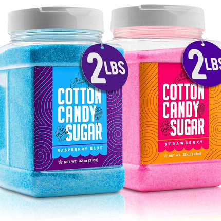 The Candery Cotton Candy Floss Sugar 32oz (2-Pack)