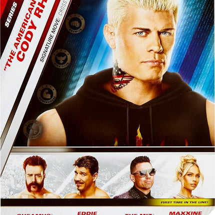 Mattel Cody Rhodes collectible 6-inch WWE action figure with 10 points of articulation and a realistic look