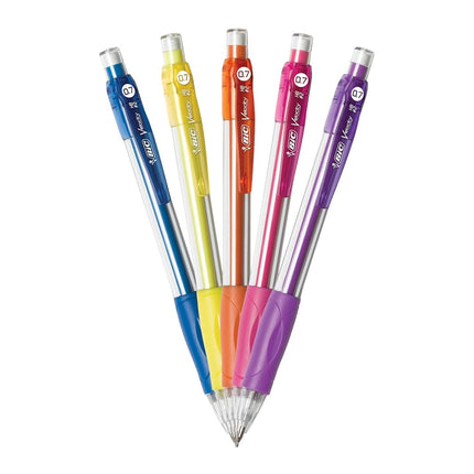 Bic Velocity Strong Lead Mechanical Pencil, Medium Point (0.7mm), Smooth Dark Writing, 5-Count