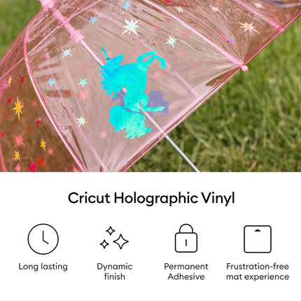 Cricut Permanent Holographic Vinyl, Mythical Pack, 30.5 cm x 30.5 cm (12 in x 12 in), 10 pcs