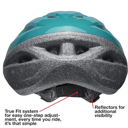 Casque de vélo Bell Thalia pour femme, émeraude, adulte