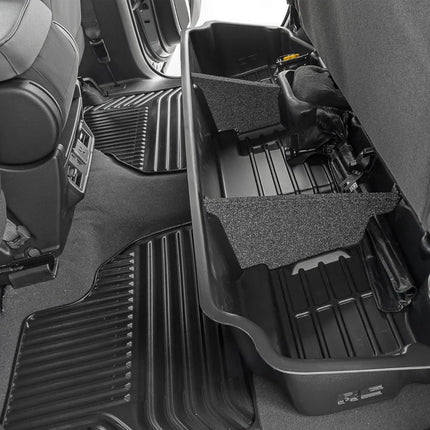 Almacenamiento debajo del asiento Rough Country para 19-24 1500 | 20-24 2500HD/3500HD - RC09061