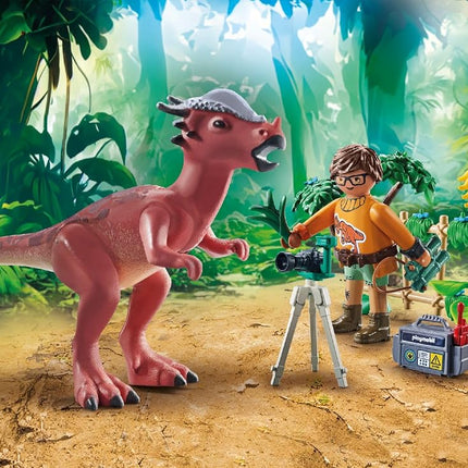 Playmobil | Dinos | Stygimoloch Observation | Dino Playset | Adventure Toy for Kids Aged 4+ | 71822