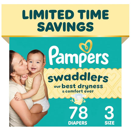 Swaddlers Disposable Baby Nappies Super Pack Packa