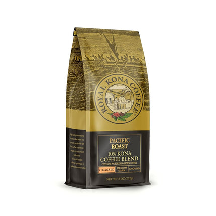 Royal Kona Roy's Pacific Roast Ground Coffee 8 Oz