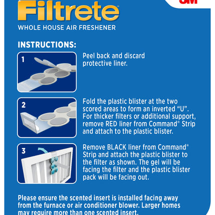 Filtrete Whole House Air Freshener for AC Furnace Air Filter, Cranberry Pomegranate