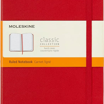Moleskine S30048 Classic Hard Cover Notebook- Rule