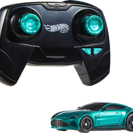 Hot Wheels RC Aston Martin Vantage in 1:64 Scale, 