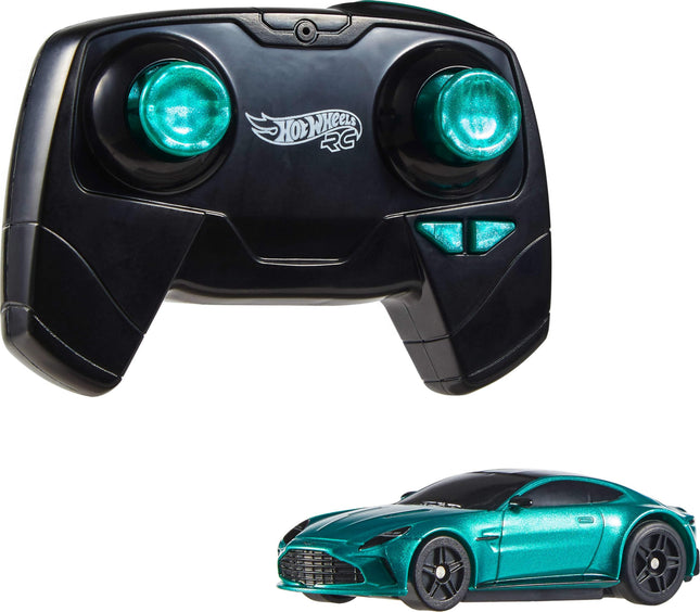 Hot Wheels RC Aston Martin Vantage in 1:64 Scale, 