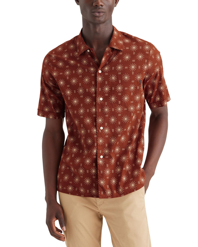 Dockers Mens Short Sleeve Camp Collar Shirt (Regul