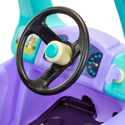 Little Tikes Bluey Grannies Car Coupe - Comes with 2 Accessories, Bluey Foot-to-Floor Ride-On, for Boys and Girls Ages 1-5 Years