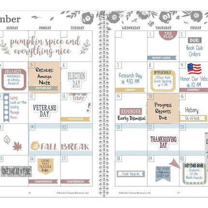 Teacher Created Resources Classroom Cottage Teacher Planner (TCR7195)