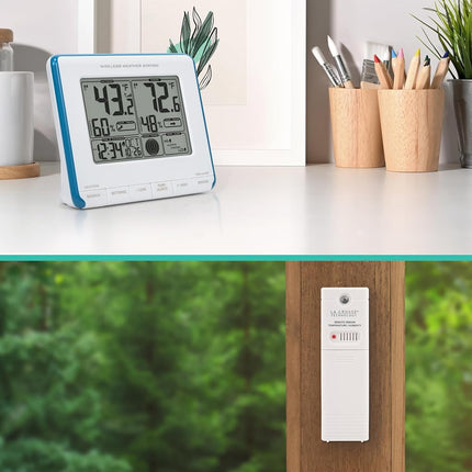 La Crosse Technology 308-1711BL Wireless Weather Station with Heat Index and Dew Point