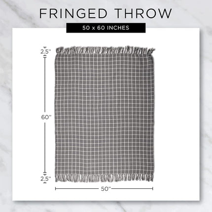 DII Throw, Cotton, Honey Gold, 50x60