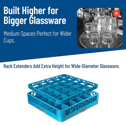Carlisle FoodService Products Opticlean, Plastic, 19.875 x 19.875 x 1.75 Inches, Carlisle Blue