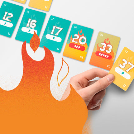 Beat The Heat Game | Family Party Card Game for Kids and Adults | Ages 8+ | 2 to 10 Players | 20 Mins. | Easy to Learn Strategy Card Games for Groups