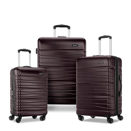 Samsonite Evolve SE Hardside Expandable Spinner Luggage, Cordovan, 2 - Piece Set (Carry-on/Large), Evolve Se Hardside Expandable Luggage with Double Spinner Wheels