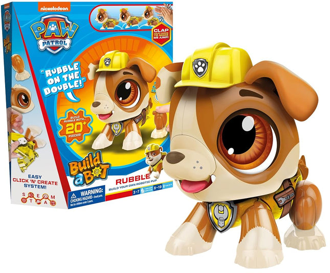 Goliath Build a Bot Paw Patrol Rubble - Build Your Own Robotic Pet - Ages 3-10