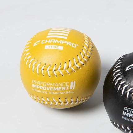 Champro Weighted Training Softball Set YELLOW, BLACK,12-Inch