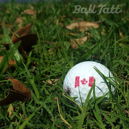 Ball Tatt - Canada Golf Ball Stamp, Golf Ball Stamper, Self-Inking Golf Ball Stamp Markers, Reusable Golf Ball Marking Tool to Identify Golf Balls, Golfer Gift Golfing Accessories