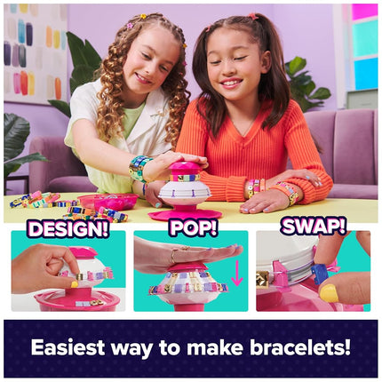 Cool MAKER, PopStyle 170 Beads Bracelet Set, Make & Remake 10 (Packaging May Vary), Kids Toys for Girls