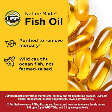 Nature Made 1200 mg Value Size Fish Oil, 150 Count