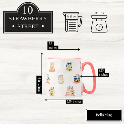 10 Strawberry Street Bella Maneki Neko Mug