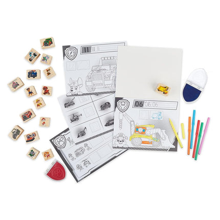 Melissa & Doug PAW Patrol Wooden Stamps Activity Set With Markers
