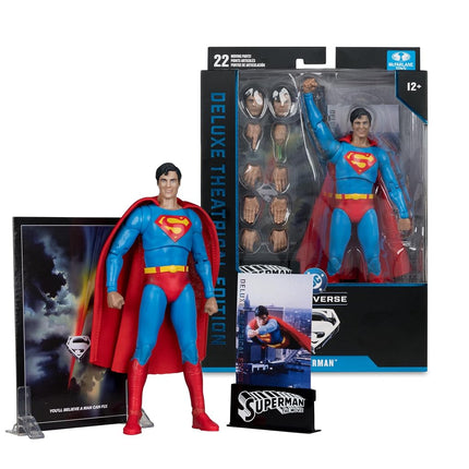 McFarlane - DC Multiverse - Superman: The Movie 1978-7" Superman Action Figure (Deluxe Theatrical Edition)