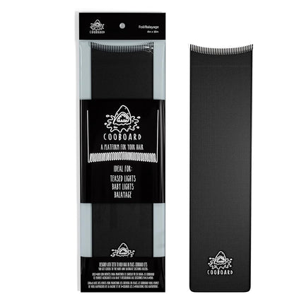 Authentic Cooboard Balayage Board with Teeth | Original Highlighting Paddle from The Maker of Cooboard Hair Highlighting Kit | Easy to Clean, Sturdy, Lightweight (Cooboard XL Black)