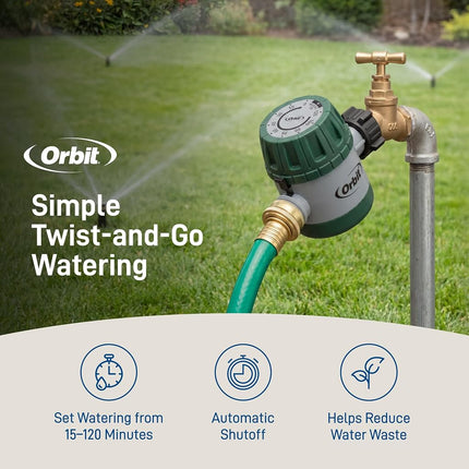 Orbit Hose Timer, Colors May Vary, 1