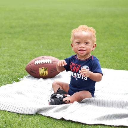 Paquete de 3 pañaleros de manga corta de la NFL para bebé de Gerber, color del equipo, 6-12 meses