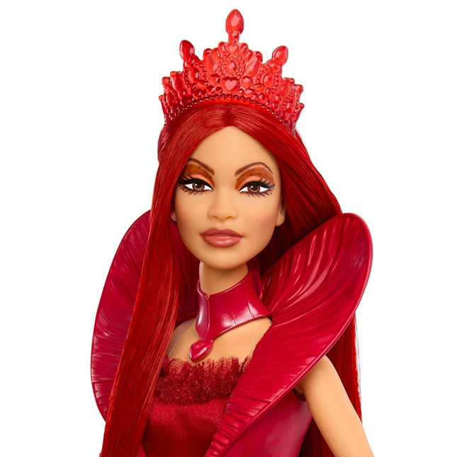 Mattel Disney Descendants: The Rise of Red Queen of Hearts Fashion Doll with Movie-Inspired Royal Gown & Accessories, Includes Display Stand, HWV09