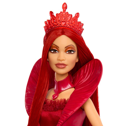 Mattel Disney Descendants: The Rise of Red Queen of Hearts Fashion Doll with Movie-Inspired Royal Gown & Accessories, Includes Display Stand, HWV09