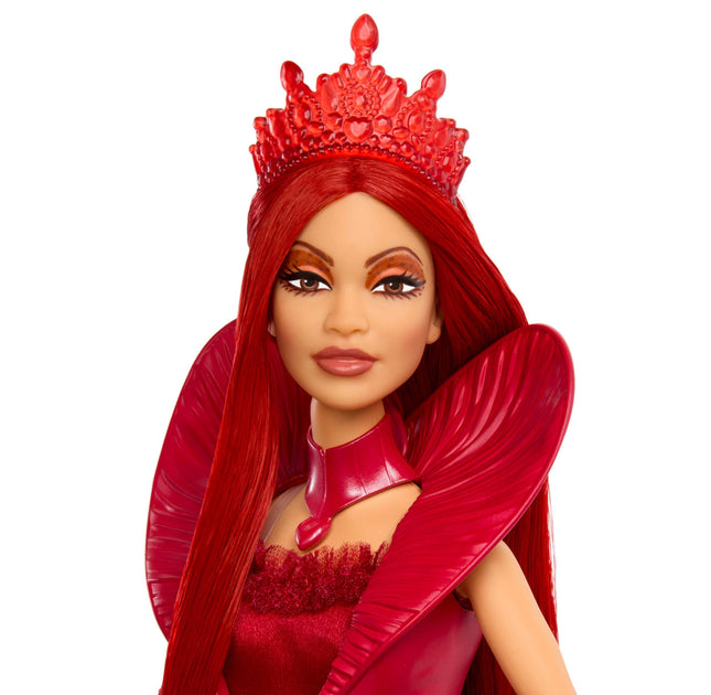 Mattel Disney Descendants: The Rise of Red Queen of Hearts Fashion Doll with Movie-Inspired Royal Gown & Accessories, Includes Display Stand, HWV09