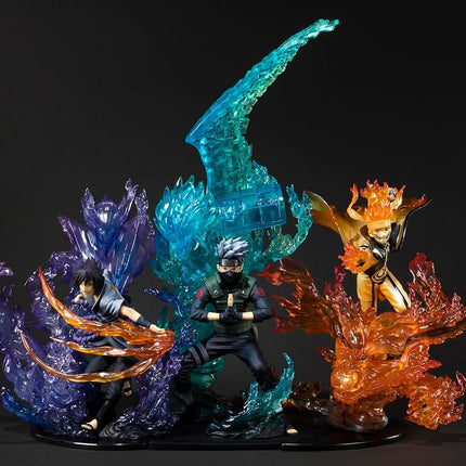 TAMASHII NATIONS Bandai Figuartszero Naruto Uzumaki-Kurama-Kizuna Relation Statue